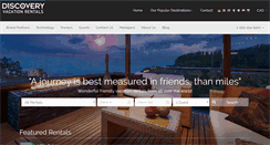 Desktop Screenshot of discoveryvacationrentals.com
